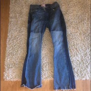 revice demin HIGH WAISTED sunset bell flare jeans